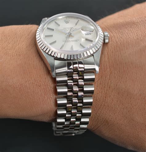 vintage rolex datejust stainless steel watch 36mm|rolex datejust 36mm price.